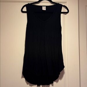 Freeloader Black V Neck Tank Top